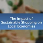 The Impact of Sustainable Shopping on Local Economies